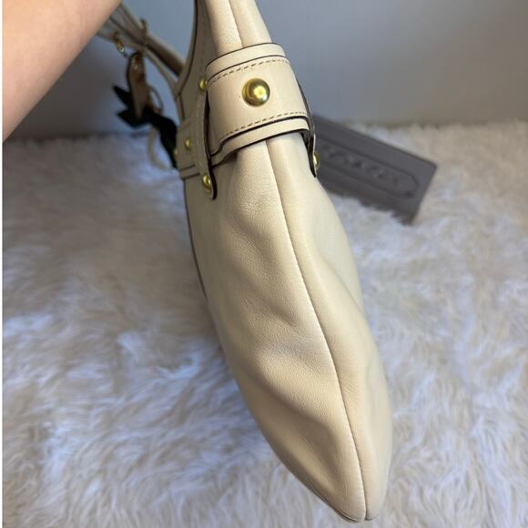 y2K COACH Legacy Ergo Belted Brass Shoulder Bag Hobo - Picture 4 of 9